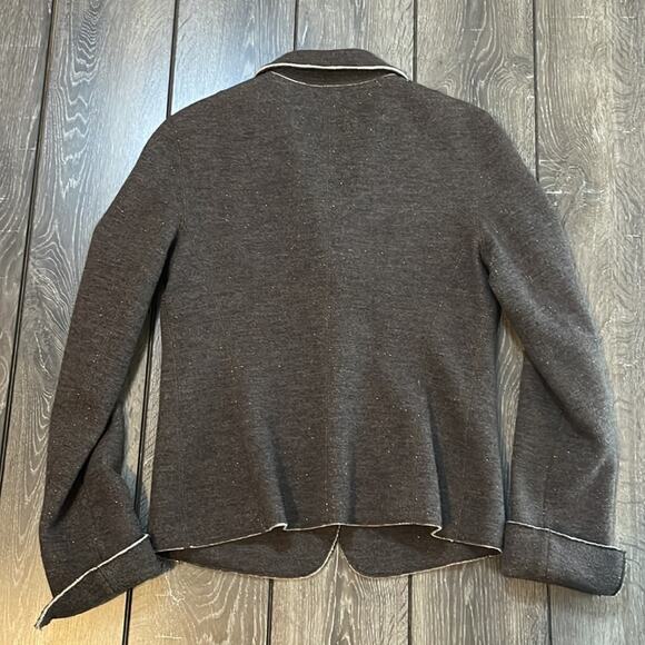 Lafayette 148 New York Brown Wool Blazer Women’s Size 6 - Picture 2 of 8